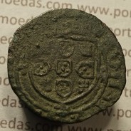 Ceitil Cobre de D. Afonso V (1438 -1481), Ceitil (1/6 Real Branco) Tipologia do catálogo F. Magro 8º Grupo - A5.8.3.4