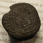 Ceitil Cobre de D. Afonso V (1438 -1481), Ceitil (1/6 Real Branco) Tipologia do catálogo F. Magro 8º Grupo - A5.8.3.1