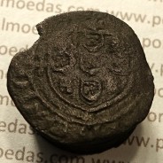 Ceitil Cobre de D. Afonso V (1438 -1481), Ceitil (1/6 Real Branco) Tipologia do catálogo F. Magro 8º Grupo - A5.8.3.1