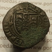 Ceitil Cobre de D. Afonso V (1438 -1481), Ceitil (1/6 Real Branco) Tipologia do catálogo F. Magro 8º Grupo - Ondas Convexas