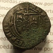 Ceitil Cobre de D. Afonso V (1438 -1481), Ceitil (1/6 Real Branco) Tipologia do catálogo F. Magro 8º Grupo - Ondas Convexas