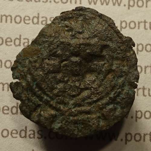 Ceitil Cobre de D. Afonso V (1438 -1481), Ceitil (1/6 Real Branco) Tipologia do catálogo F. Magro 1º Grupo - Não Classificada