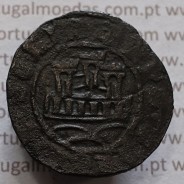 Ceitil Cobre de D. Afonso V (1438 -1481), Ceitil (1/6 Real Branco) Tipologia do catálogo F. Magro 2º Grupo - A5.2.1.2