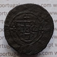 Ceitil Cobre de D. Afonso V (1438 -1481), Ceitil (1/6 Real Branco) Tipologia do catálogo F. Magro 2º Grupo - A5.2.1.2