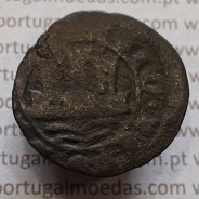 Ceitil Cobre de D. Afonso V (1438 -1481), Ceitil (1/6 Real Branco) Tipologia do catálogo F. Magro 2º Grupo - A5.2.2.3