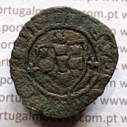 Ceitil Cobre de D. Afonso V (1438 -1481), Ceitil (1/6 Real Branco) Tipologia do catálogo F. Magro 2º Grupo - A5.2.6.4