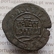 Ceitil Cobre de D. Afonso V (1438 -1481), Ceitil (1/6 Real Branco) Tipologia do catálogo F. Magro 2º Grupo - Não Classificada