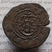 Ceitil Cobre de D. Afonso V (1438 -1481), Ceitil (1/6 Real Branco) Tipologia do catálogo F. Magro 2º Grupo - Não Classificada