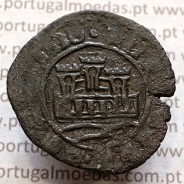 Ceitil Cobre de D. Afonso V (1438 -1481), Ceitil (1/6 Real Branco) Tipologia do catálogo F. Magro 2º Grupo - Não Classificada