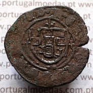Ceitil Cobre de D. Afonso V (1438 -1481), Ceitil (1/6 Real Branco) Tipologia do catálogo F. Magro 2º Grupo - Não Classificada