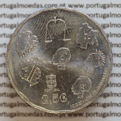 2,50€ Euros 2015, 40 Anos do Provedor De Justiça, Cuproníquel (Portugal, 2,50 Euro 2015, Ombudsman)