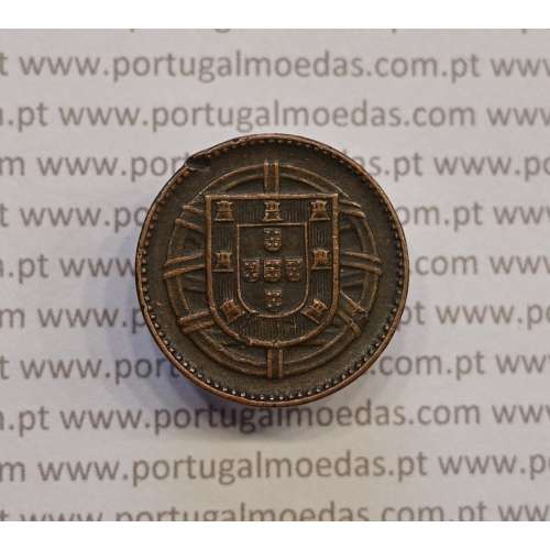 MOEDA DE UM CENTAVO (1 CENTAVO) BRONZE 1920 "P" ABERTO BC