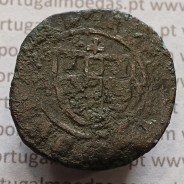 Ceitil Cobre de D. Afonso V (1438 -1481), Ceitil (1/6 Real Branco) Tipologia do catálogo F. Magro 2º Grupo - A5.2.2.1