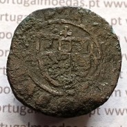 Ceitil Cobre de D. Afonso V (1438 -1481), Ceitil (1/6 Real Branco) Tipologia do catálogo F. Magro 2º Grupo - A5.2.2.1