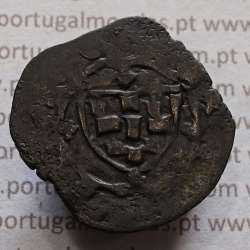 Ceitil Cobre de D. Afonso V (1438 -1481), Ceitil (1/6 Real Branco) Tipologia do catálogo F. Magro 2º Grupo - 2.6.1.variante