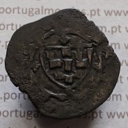 Ceitil Cobre de D. Afonso V (1438 -1481), Ceitil (1/6 Real Branco) Tipologia do catálogo F. Magro 2º Grupo - 2.6.1.variante