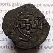 Ceitil Cobre de D. Afonso V (1438 -1481), Ceitil (1/6 Real Branco) Tipologia do catálogo F. Magro 2º Grupo - 2.6.1.variante