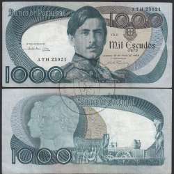 Nota de 1000 Escudos 1968 D.Pedro V, 1000$00 28/05/1968 Chapa: 11 - Banco de Portugal (Circulada)