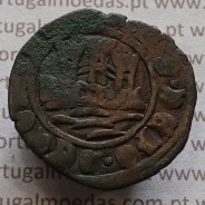 Ceitil Cobre de D. Afonso V (1438 -1481), Ceitil (1/6 Real Branco) Tipologia do catálogo F. Magro 2º Grupo - A5.2.2.6