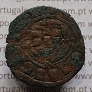 Ceitil Cobre de D. Afonso V (1438 -1481), Ceitil (1/6 Real Branco) Tipologia do catálogo F. Magro 2º Grupo - A5.2.2.6