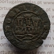 Ceitil Cobre de D. Afonso V (1438 -1481), Ceitil (1/6 Real Branco) Tipologia do catálogo F. Magro 2º Grupo - A5.2.1.3