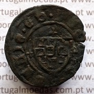 Ceitil Cobre de D. Afonso V (1438 -1481), Ceitil (1/6 Real Branco) Tipologia do catálogo F. Magro 2º Grupo - A5.2.1.3