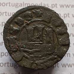 Ceitil Cobre de D. Afonso V (1438 -1481), Ceitil (1/6 Real Branco) Tipologia do catálogo F. Magro 2º Grupo - A5.2.2.6