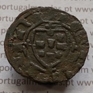 Ceitil Cobre de D. Afonso V (1438 -1481), Ceitil (1/6 Real Branco) Tipologia do catálogo F. Magro 2º Grupo - A5.2.2.6