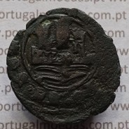 Ceitil Cobre de D. Afonso V (1438 -1481), Ceitil (1/6 Real Branco) Tipologia do catálogo F. Magro 2º Grupo - Não Catalogada