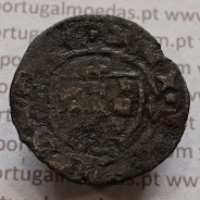 Ceitil Cobre de D. Afonso V (1438 -1481), Ceitil (1/6 Real Branco) Tipologia do catálogo F. Magro 2º Grupo - A5.2.1.7