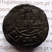 Ceitil Cobre de D. Afonso V (1438 -1481), Ceitil (1/6 Real Branco) Tipologia do catálogo F. Magro 2º Grupo - A5.2.1.7