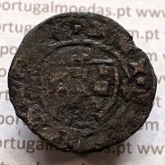 Ceitil Cobre de D. Afonso V (1438 -1481), Ceitil (1/6 Real Branco) Tipologia do catálogo F. Magro 2º Grupo - A5.2.1.7