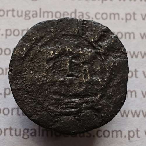 Ceitil Cobre de D. Afonso V (1438 -1481), Ceitil (1/6 Real Branco) Tipologia do catálogo F. Magro 2º Grupo - A5.2.1.8