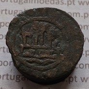 Ceitil Cobre de D. Afonso V (1438 -1481), Ceitil (1/6 Real Branco) Tipologia do catálogo F. Magro 9º Grupo - A5.9.12.2