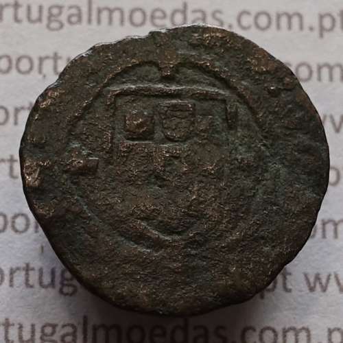 Ceitil Cobre de D. Afonso V (1438 -1481), Ceitil (1/6 Real Branco) Tipologia do catálogo F. Magro 9º Grupo - A5.9.12.2
