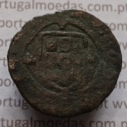 Ceitil Cobre de D. Afonso V (1438 -1481), Ceitil (1/6 Real Branco) Tipologia do catálogo F. Magro 9º Grupo - A5.9.12.2