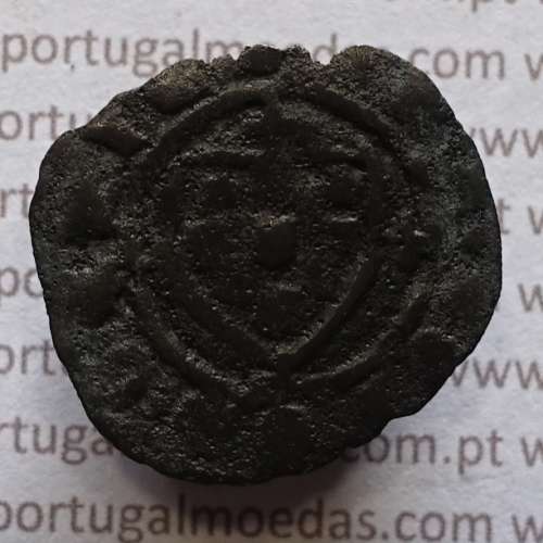 Ceitil Cobre de D. Afonso V (1438 -1481), Ceitil (1/6 Real Branco) Tipologia do catálogo F. Magro 2º Grupo - A5.2.3.1