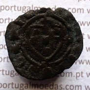 Ceitil Cobre de D. Afonso V (1438 -1481), Ceitil (1/6 Real Branco) Tipologia do catálogo F. Magro 2º Grupo - A5.2.3.1