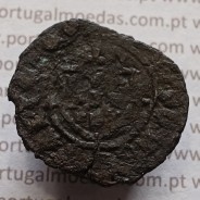 Ceitil Cobre de D. Afonso V (1438 -1481), Ceitil (1/6 Real Branco) Tipologia do catálogo F. Magro 2º Grupo - A5.2.2.4