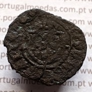 Ceitil Cobre de D. Afonso V (1438 -1481), Ceitil (1/6 Real Branco) Tipologia do catálogo F. Magro 2º Grupo - A5.2.2.4
