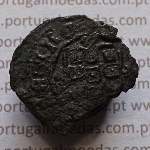 Ceitil Cobre de D. Afonso V (1438 -1481), Ceitil (1/6 Real Branco) Tipologia do catálogo F. Magro 9º Grupo - A5.9.02.13