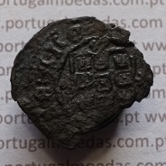 Ceitil Cobre de D. Afonso V (1438 -1481), Ceitil (1/6 Real Branco) Tipologia do catálogo F. Magro 9º Grupo - A5.9.02.13