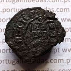 Ceitil Cobre de D. Afonso V (1438 -1481), Ceitil (1/6 Real Branco) Tipologia do catálogo F. Magro 9º Grupo - A5.9.02.13