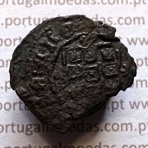 Ceitil Cobre de D. Afonso V (1438 -1481), Ceitil (1/6 Real Branco) Tipologia do catálogo F. Magro 9º Grupo - A5.9.02.13
