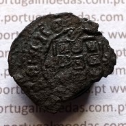 Ceitil Cobre de D. Afonso V (1438 -1481), Ceitil (1/6 Real Branco) Tipologia do catálogo F. Magro 9º Grupo - A5.9.02.13