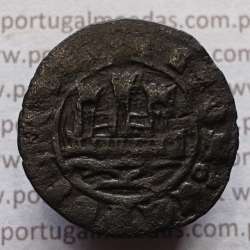 Ceitil Cobre de D. Afonso V (1438 -1481), Ceitil (1/6 Real Branco) Tipologia do catálogo F. Magro 2º Grupo - A5.2.5.4
