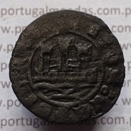 Ceitil Cobre de D. Afonso V (1438 -1481), Ceitil (1/6 Real Branco) Tipologia do catálogo F. Magro 2º Grupo - A5.2.5.4