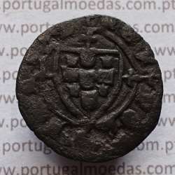 Ceitil Cobre de D. Afonso V (1438 -1481), Ceitil (1/6 Real Branco) Tipologia do catálogo F. Magro 2º Grupo - A5.2.5.4