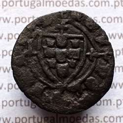 Ceitil Cobre de D. Afonso V (1438 -1481), Ceitil (1/6 Real Branco) Tipologia do catálogo F. Magro 2º Grupo - A5.2.5.4