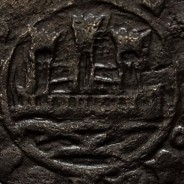 Ceitil Cobre de D. Afonso V (1438 -1481), Ceitil (1/6 Real Branco) Tipologia do catálogo F. Magro 2º Grupo - A5.2.5.4